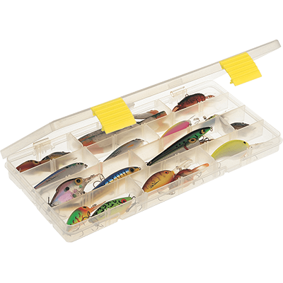  PLANO 2360100 Tackle Tray, 3600 Thin, Adj. Dividers