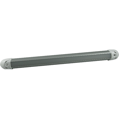 Lumitec LTEC-101243 Rail2, MFG# , Surface mounted 12 bar light, brushed finish, 10-30 VDC, White/Blue/Red light, for use on bulkheads, under railings, or on overheads. / /