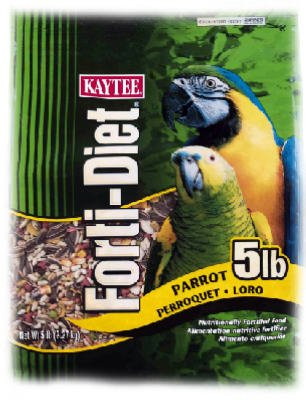 Kaytee KT54612 Forti Diet Pro Health Bird Food for Parrots, 5-Pound.