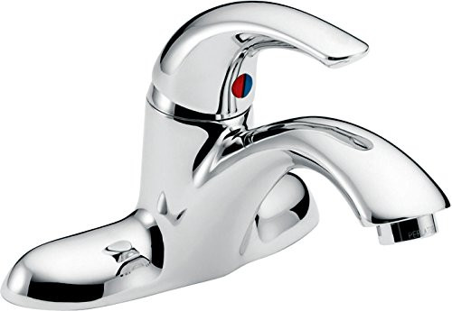 Delta 22C131 Commercial 22C Single Handle Centerset Bathroom Faucet - Less Pop-Up 147143