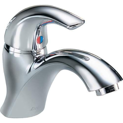 Delta 22C651 Commercial 22C Single Handle Single Hole Bathroom Faucet - Less Pop-Up 147001