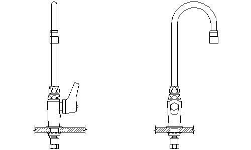 Delta 27C633 Commercial 27C4 / 27C5 / 27C6 Pantry Faucet 145144