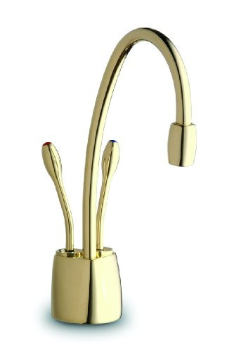 IN-SINK-ERATOR 156231 In-Sink-Erator Indulge Contemporary Hot and Cold Water Dispenser Faucet, French Gold