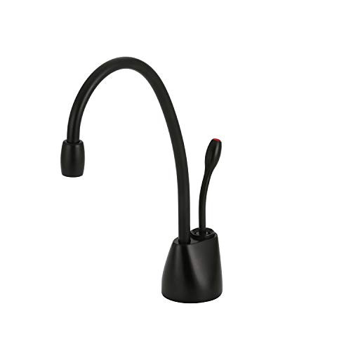 IN-SINK-ERATOR 156242 In-Sink-Erator Indulge Contemporary Hot Water Dispenser Faucet, Matte Black