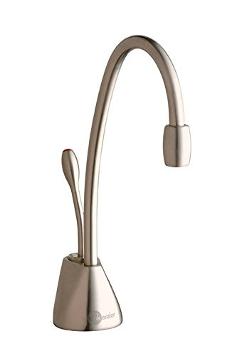IN-SINK-ERATOR 156250 In-Sink-Erator Indulge Contemporary Hot Water Dispenser Faucet, Satin Nickel "Tank not included"