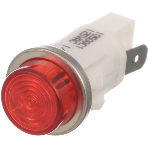 BLODGETT F14827 125 Volt Red, Round Indicator Light