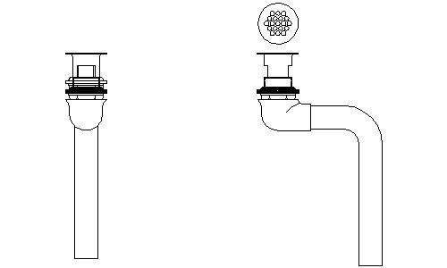 Delta 33T290 Commercial 33T Wheelchair Bathroom Sink Wastes 136949