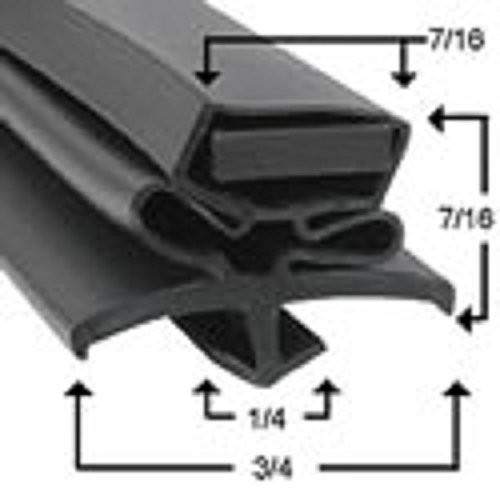 TRUE F12010 Drawer Gasket, Black