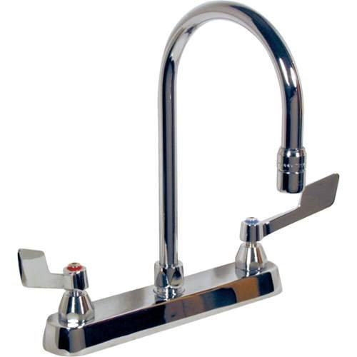 Delta 26C3945 Commercial 26C3 Two Handle 8"" Cast Deck Mount Faucet 141891