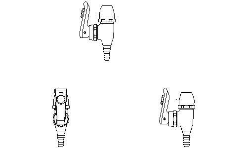 Delta W6629DW Commercial W66 Series Single Handle Water Deck Mount Pure Water Faucet 133104
