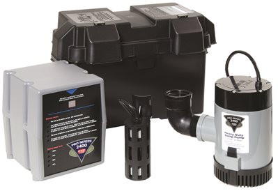 GLENTRONICS 110610 PHCC Pro Series Battery Back Up Sump Pump (2400 GPH at 10')