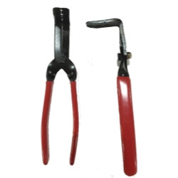 Steck STC21725 Right Angle Sure Grip Trim Clip Plier.