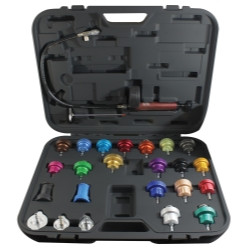 Mastercool MSC43302 25 Piece Cooling System Pressure Test Kit.