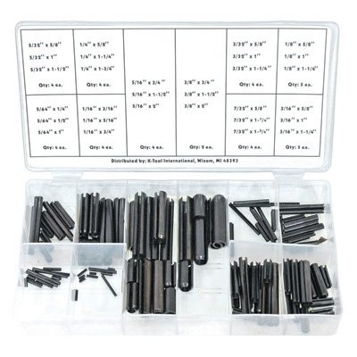 K Tool International KTI00093 120 Piece Roll Pin Assortment.