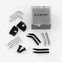 GearWrench KDT447 447 Replacement 5 Pairs of Interchangeable Points for Internal Snap Ring Pliers 445, Black.