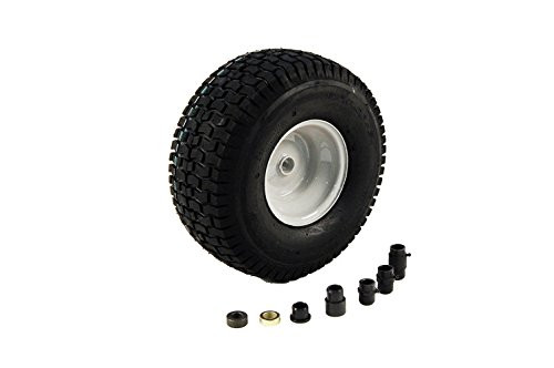 ARNOLD 490-325-0012 Universal 15-Inch Lawn Mower Front Wheel, Pack of 3