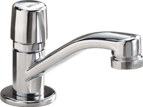 Delta 701LF-HDF Faucet Metering, Single Handle Metering Faucet, Chrome