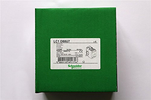 SCHNEIDER ELECTRIC LC1D80U7 -Square D 3P 80Amp 230v Contactor w/ Din