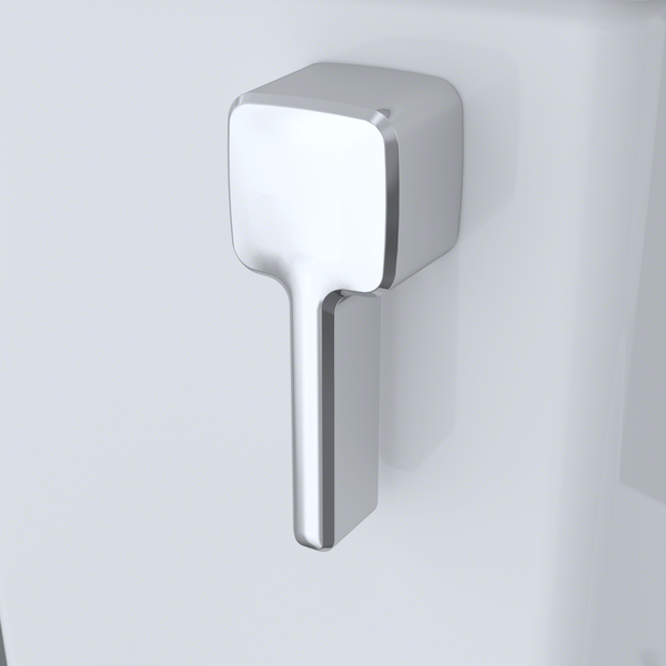 Toto THU416#CP  TRIP LEVER HANDLE W/ SPUD AND MOUNTING NUT, LEFT HAND