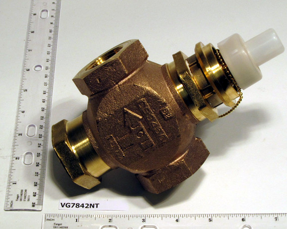 Johnson Controls VG7842NT +3008E0 3-WAY BRASS PNEUMATIC VALVE (NEW IN BOX)