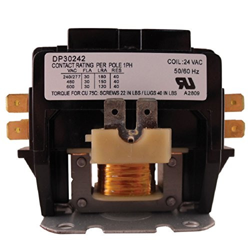 Supco DP30242 CONTACTOR 30A 24V 2 POLE
