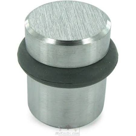 DEL UFB4505U26D US26D BRASS ROUND UNIV FLOOR BUMPER 1.5 IN Deltana UFB4505U26D Round Universal Floor Bumper 1 1/2" , Satin Chrome Finish