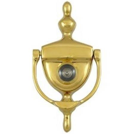 DEL DKV630CR003 CR003 VICTORIANDOOR KNOCKER VIEWER BRASS Deltana DKV630CR003 Door Knocker-Viewer, Lifetime Brass Finish