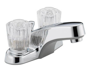 Delta P245LF Delta Faucet Lavatory Faucet Low Lead Two Handle 1.5 Gpm 4 " Centers Chrome Finish