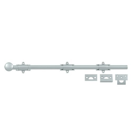 Deltana 18SB26  HD Solid Brass 18-Inch Surface Bolt Color: Polished Chrome, Model: , Outdoor & Hardware Store 760923389209 .
