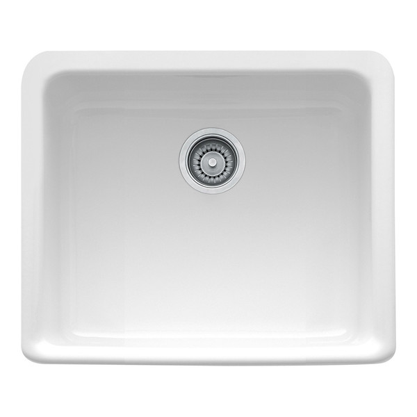 Franke MHK110-20WH Manor House 19.69" x 15.75" Fireclay Apron Front Kitchen Sink Finish: White