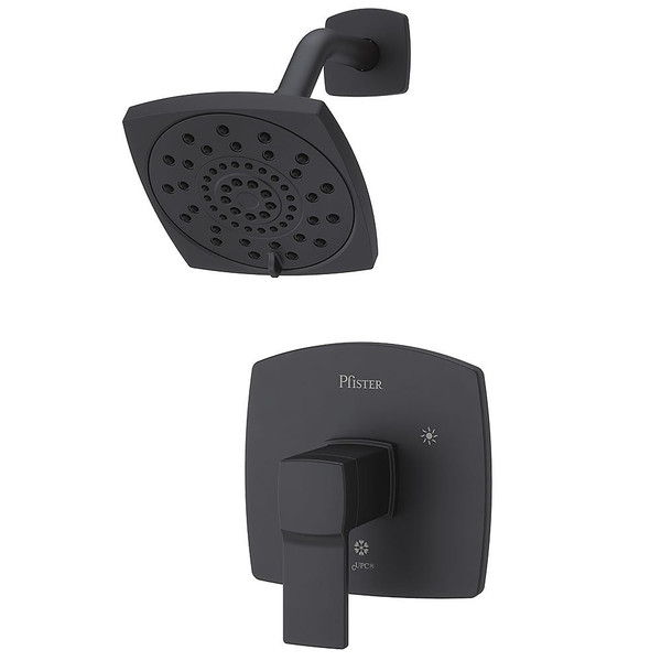 Pfister LG89-7DAB Deckard Shower Only Trim Kit Matte Black LG897DAB