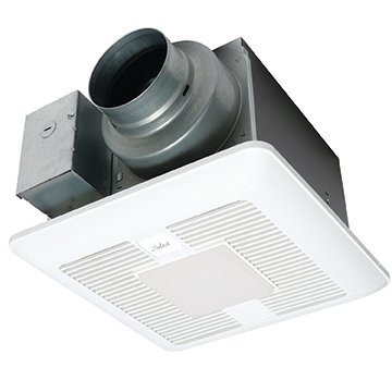 Broan FV-0511VKSL2 Panasonic FV-05-11VKSL2 WhisperGreen Select Fan/Light Combination, Customizable Ventilation Fan, Pick-A-Flow Speed Selector, Long Lasting, Easy to Install, Energy Star Certified, White