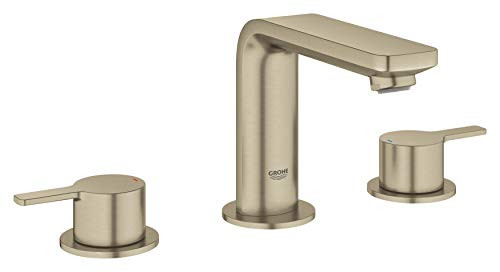 Grohe 20578ENA  Lineare 8" Widespread Two-Handle Bathroom Faucet, Brushed Nickel
