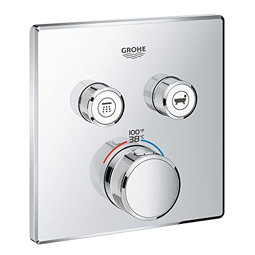 Grohe 29141000  Grohtherm SmartControl Thermostatic Trim, StarLight Chrome