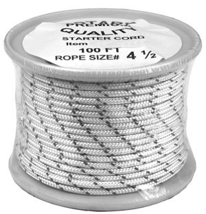 Rotary 11737 # Starter Pull Rope For Premium Grade # 3 1/2 (7/64" Weedeaters) 100 Feet