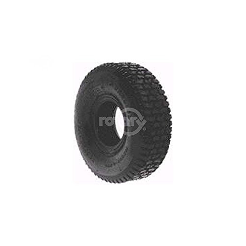Rotary 7694 # Lawnmower Tire 11 x 400 x 4 Turf Saver Tread Tubeless 2 Ply Carlisle Brand