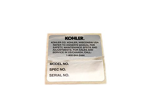 Kohler 41 037 10-S KO-4103710S NAMEPLATE, SERVICE 4103710S Engine Parts
