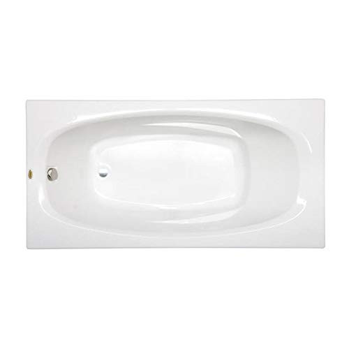 Jacuzzi JJ1A7236BRXXRSW Jacuzzi Signature 72" Acrylic Soaking Bathtub for Alcove Installation with Reversible Drain