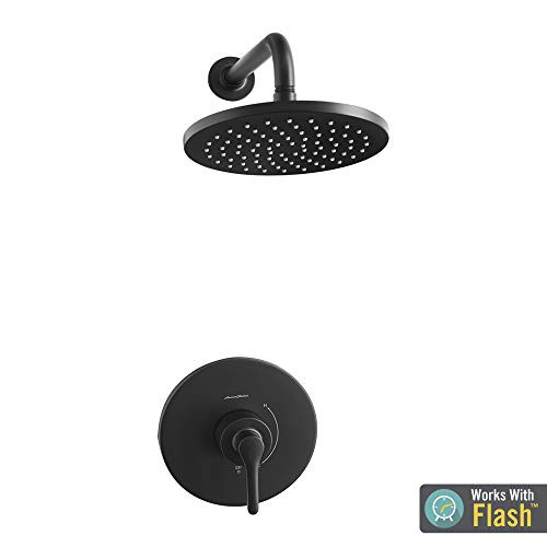 American Standard ATU105507243 Studio S Water Saving Pb Shower Only Trim W/ Pb Cartridge Matte Black TU105507243.