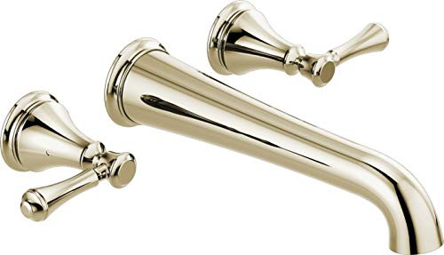 Delta DT5797PNWL Cassidy Wall Mounted Tub Filler Polished Nickel T5797PNWL.