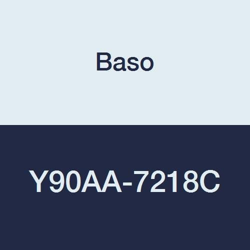BASO 10052 Aluminum Lined with Coupling Short Tip Inlet Fitting, 1/4" Compression Coupling, Dual Orifice 164 Degree