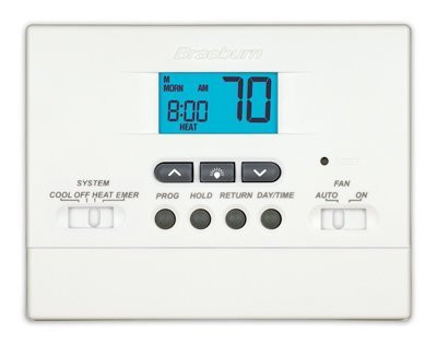 BRAEBURN 190395 Thermostat, Value 5-2 Day Programmable, 2H/1C