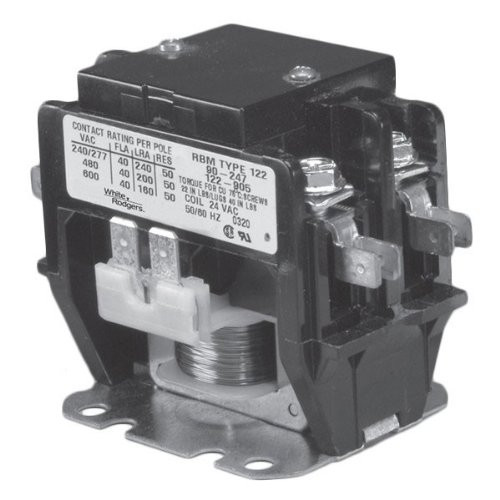 WHITE-RODGERS 14435 General Purpose Relays 2PNO 208/240VAC