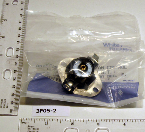 WHITE-RODGERS 5092 Thermostats 140-180F 20F Diff. SPST Close on Rise