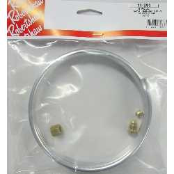 ROBERTSHAW 15620 1/4" Tubing with Fittings, 5" Roll, Aluminum