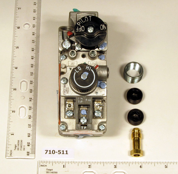 ROBERTSHAW 17607 1/2" X 3/8" MILLIVOLT LOW PROFILE G 1/2" X 3/8" MILLIVOLT LOW PROFILE G