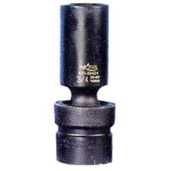 K Tool International KTI37514 K-Tool International (KTI21212) 1/4in. Drive Deep 6 Point Socket 3/8in..