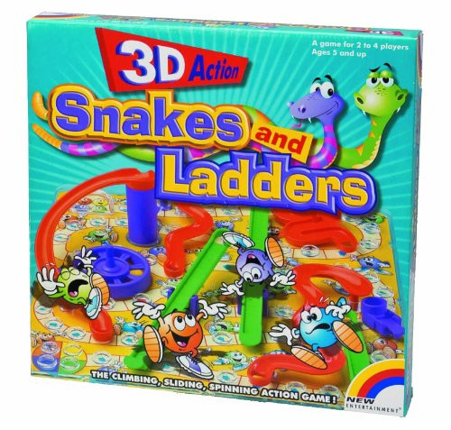 3D Snakes & Ladders Intex Entertainment INT1380