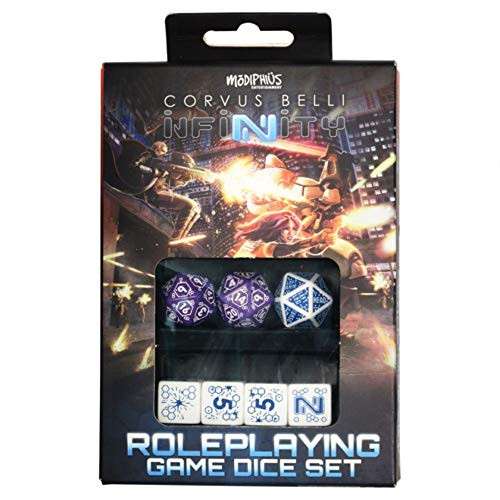 Infinity: Dice: Combined Army Set (7) ModiphiusEntertainment MUH050498