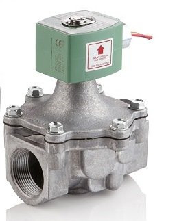 ASCO 8215B050CSA 120/60 110/50 120/60 110/50 VAC 1 NPT. N.C. 2-WAY ALUMINUM BODY SOLENOID VALVE 1,119,000BTU 25 PSI MAX. 00569
